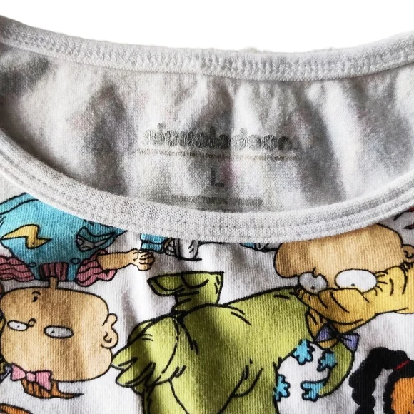 Rugrats all over print cropped tank top - Picture 2 of 4